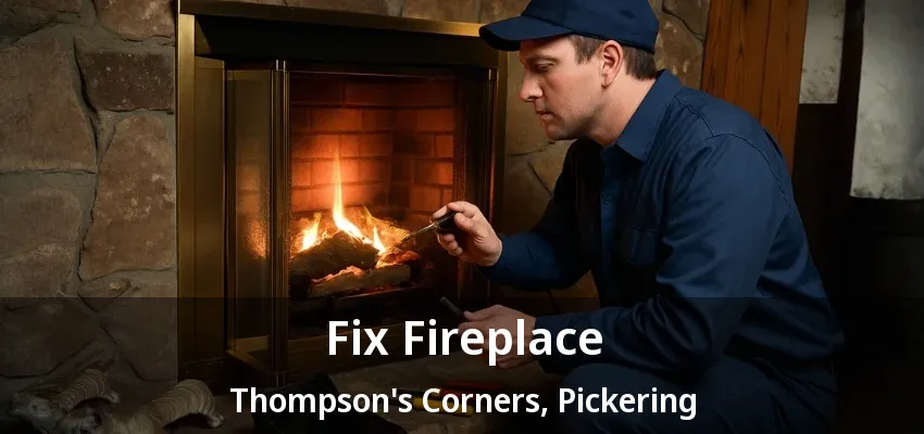 Fix Fireplace Thompson's Corners, Pickering - ON