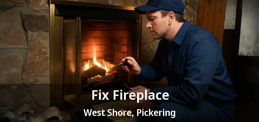 Fix Fireplace West Shore, Pickering - ON
